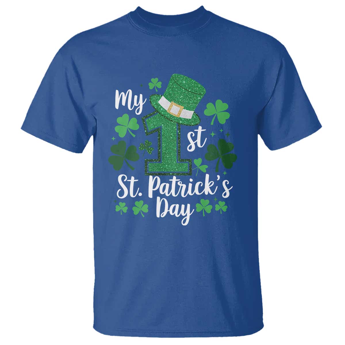 funny-my-1st-st-patricks-day-t-shirt-shamrock-glitter-print