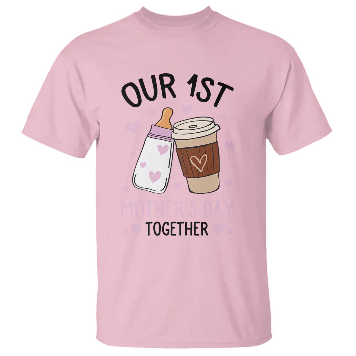 funny-our-first-mothers-day-together-t-shirt-mom-and-baby-matching