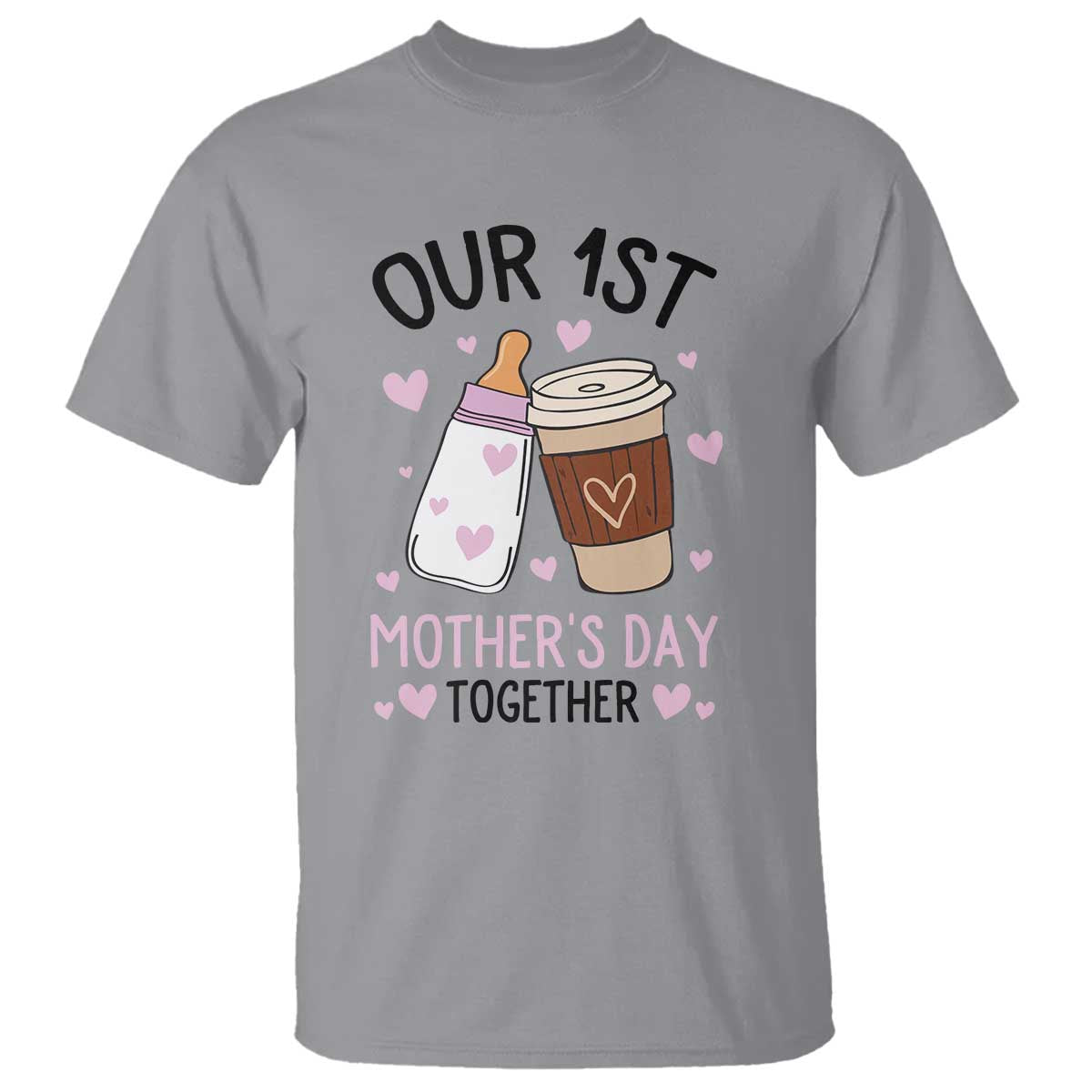 funny-our-first-mothers-day-together-t-shirt-mom-and-baby-matching