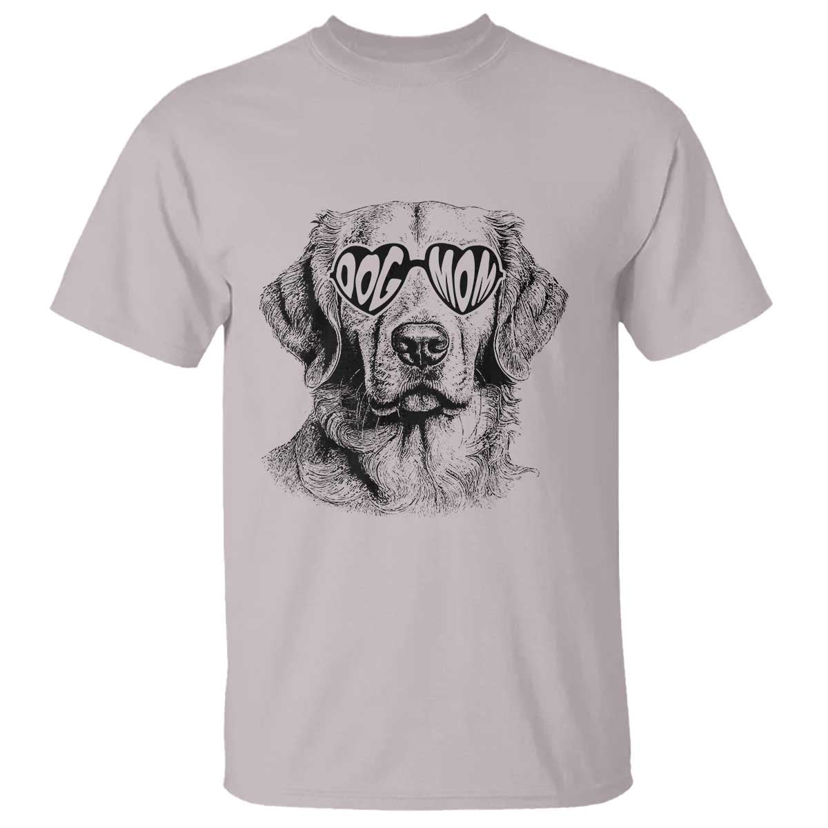 funny-golden-retirever-dog-mom-t-shirt-heart-shaped-sunglasses