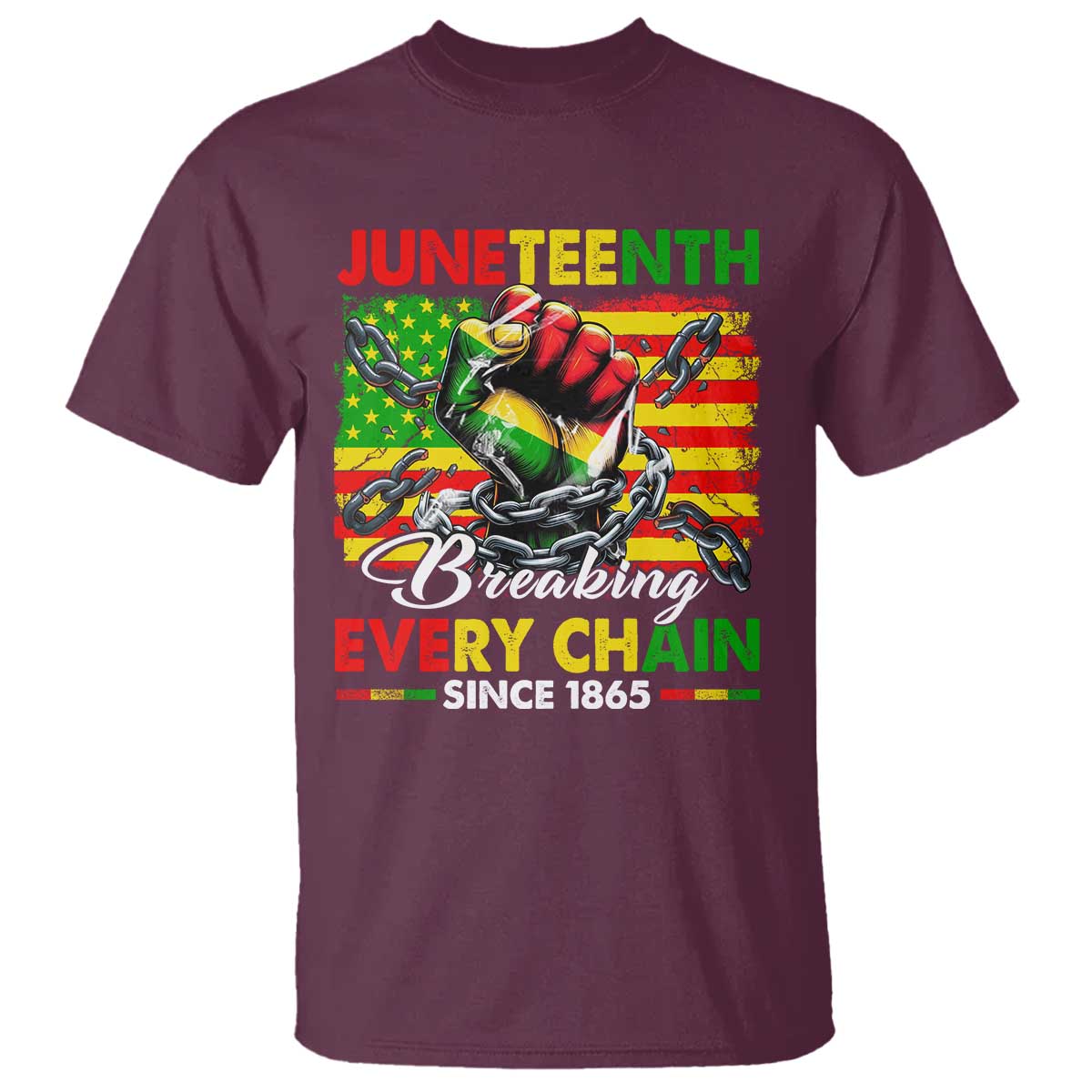 juneteenth-breaking-every-chain-since-1865-t-shirt-hand-fist-freedom