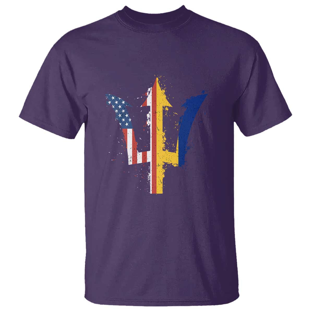 funny-barbadian-american-pride-barbados-usa-flag-trident-t-shirt