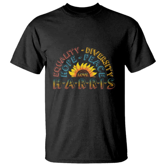 harris-supporter-t-shirt-peace-love-equality-hope-diversity-sunflower