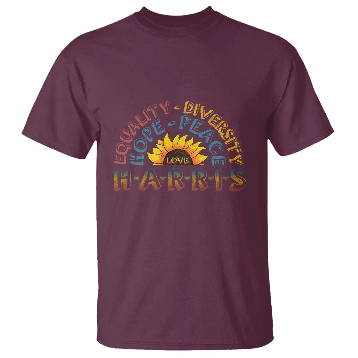 harris-supporter-t-shirt-peace-love-equality-hope-diversity-sunflower