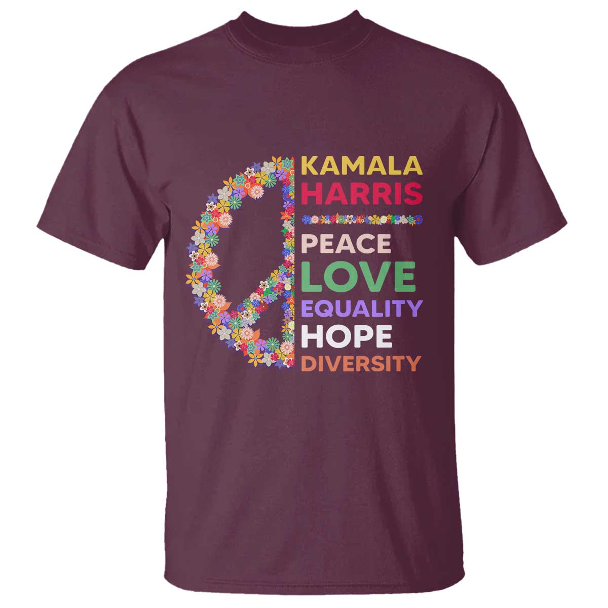 harris-supporter-t-shirt-peace-love-equality-hope-diversity-retro-flower-peace-sign