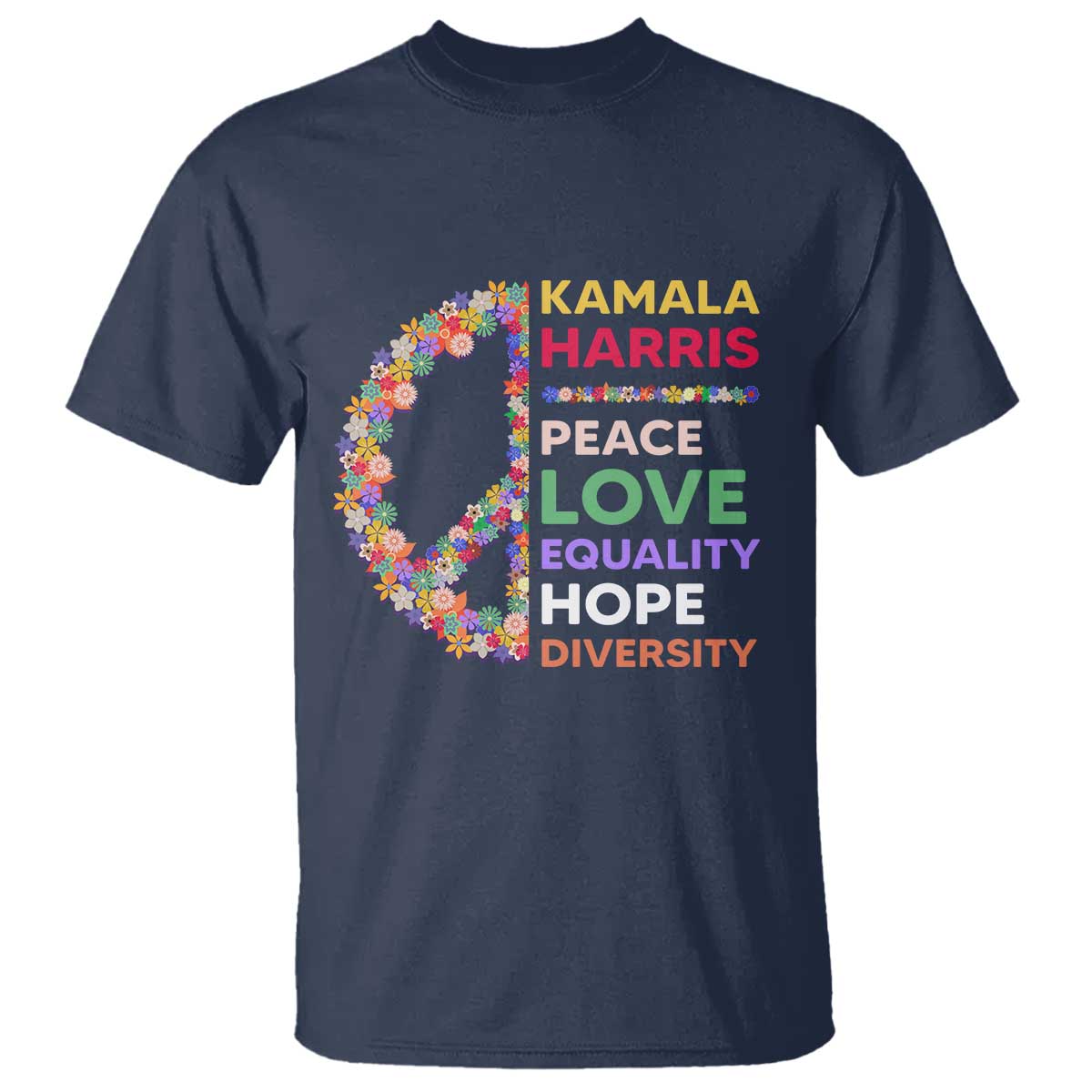 harris-supporter-t-shirt-peace-love-equality-hope-diversity-retro-flower-peace-sign