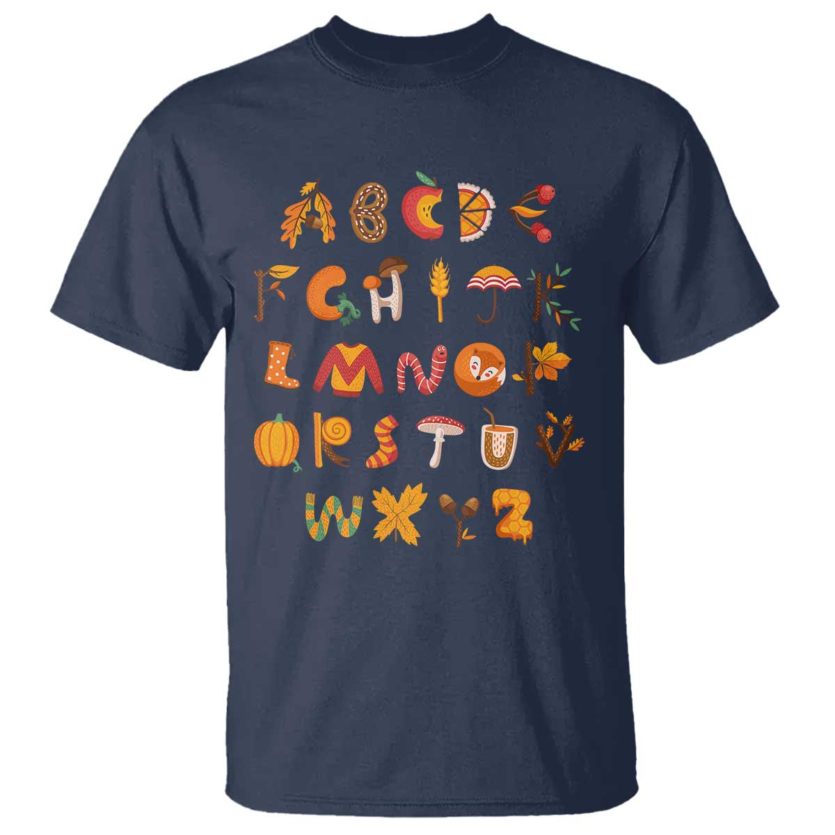 funny-kindergarten-teacher-t-shirt-thanksgiving-alphabet-learning-autumn-season