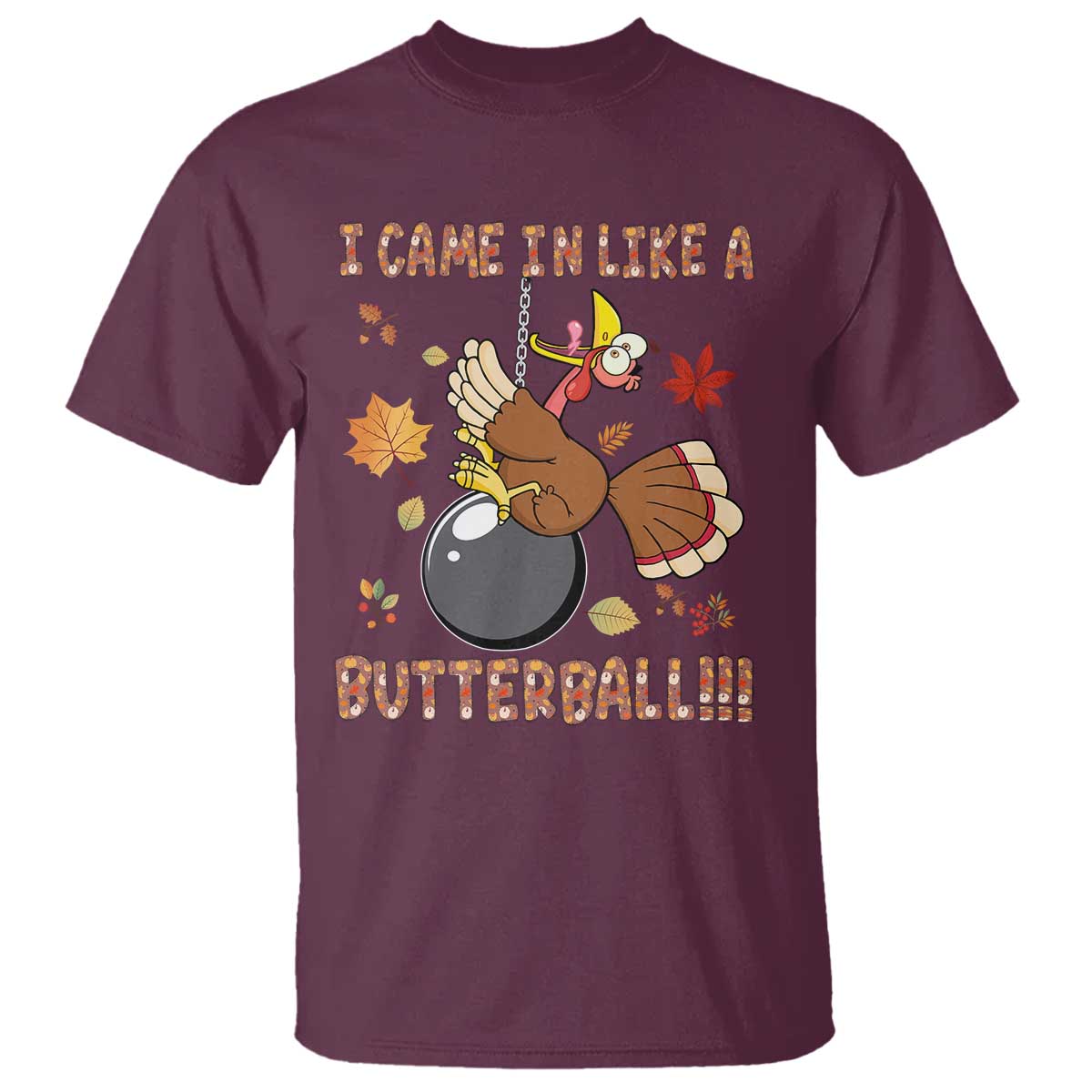 funny-thanksgiving-turkey-t-shirt-i-came-in-like-a-butterball-fall-season