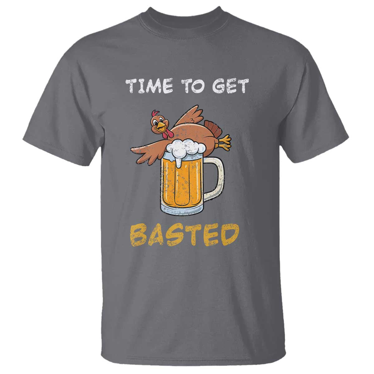 funny-thanksgiving-beer-t-shirt-time-to-get-basted-vintage-turkey