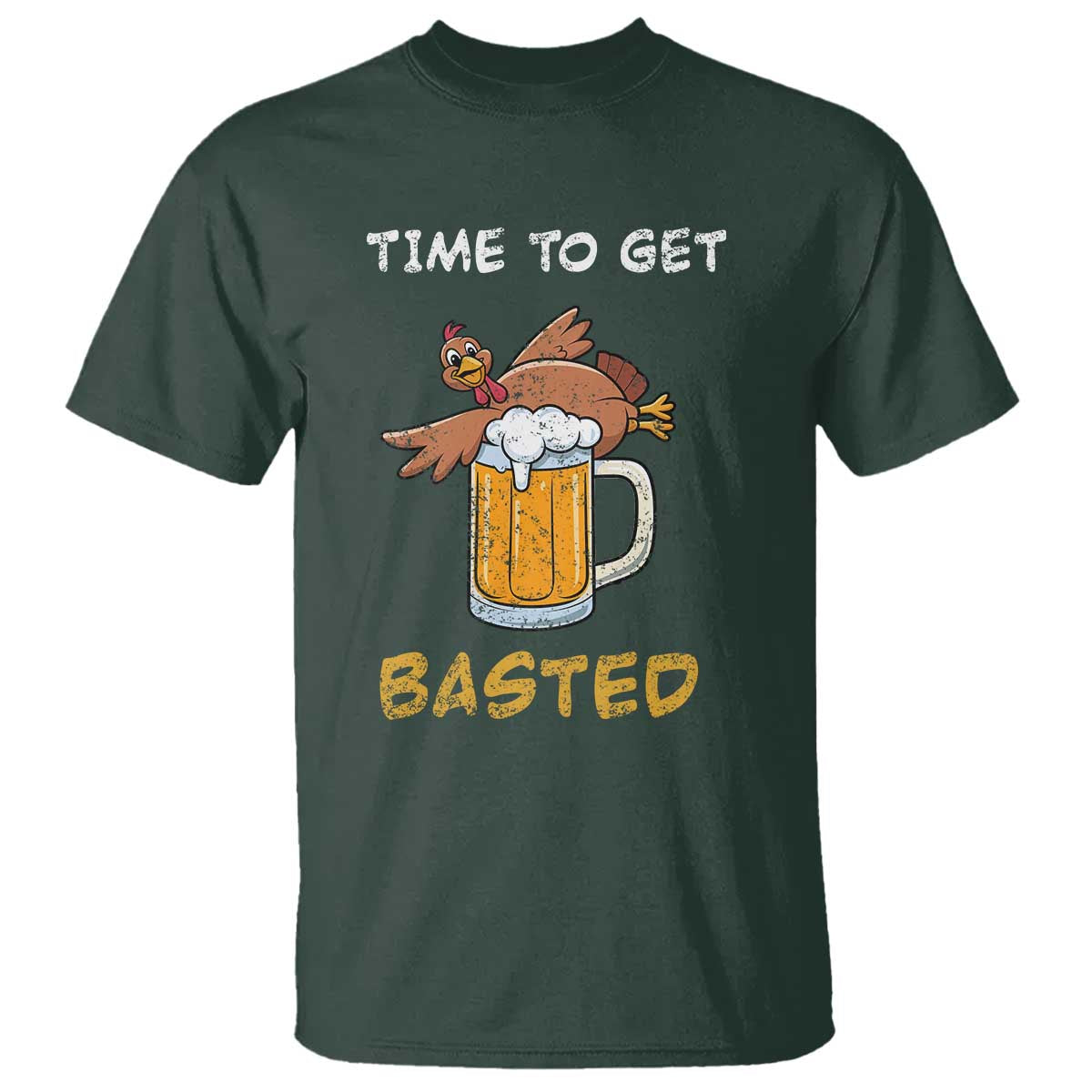 funny-thanksgiving-beer-t-shirt-time-to-get-basted-vintage-turkey