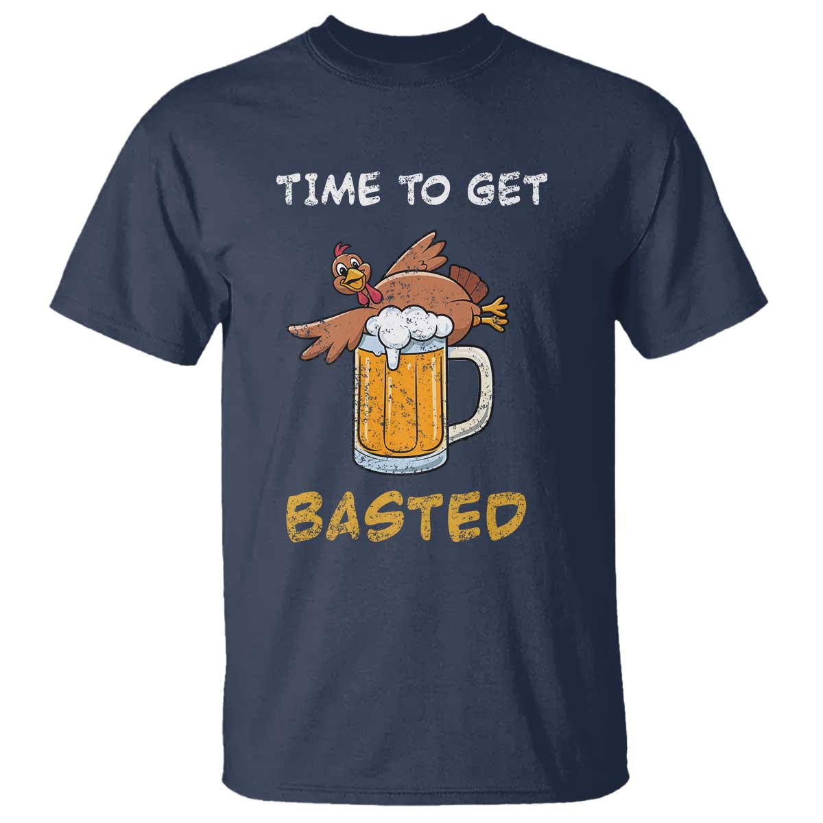 funny-thanksgiving-beer-t-shirt-time-to-get-basted-vintage-turkey