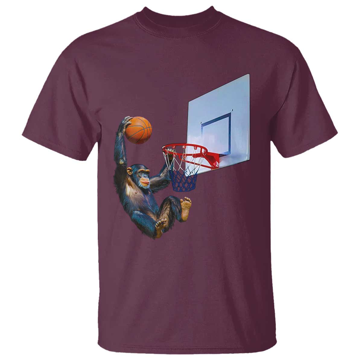 funny-chimpanzee-basketball-monkey-t-shirt