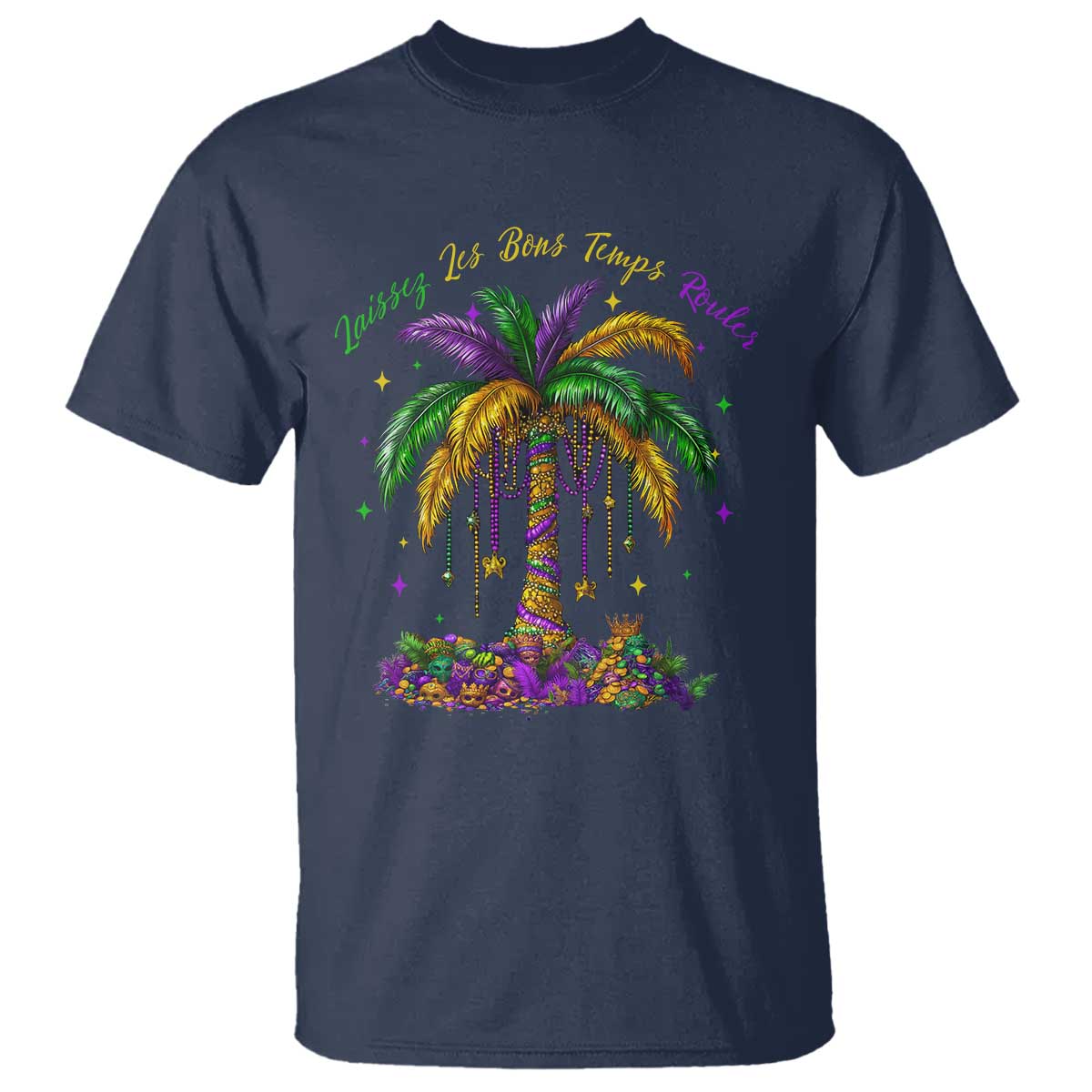 funny-mardi-gras-coconut-palm-tree-t-shirt-laissez-les-bons-temps-rouler-beads-masks
