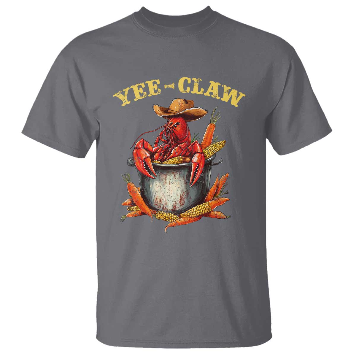 funny-louisiana-crawfish-cowboy-t-shirt-yee-claw-cajun-seafood