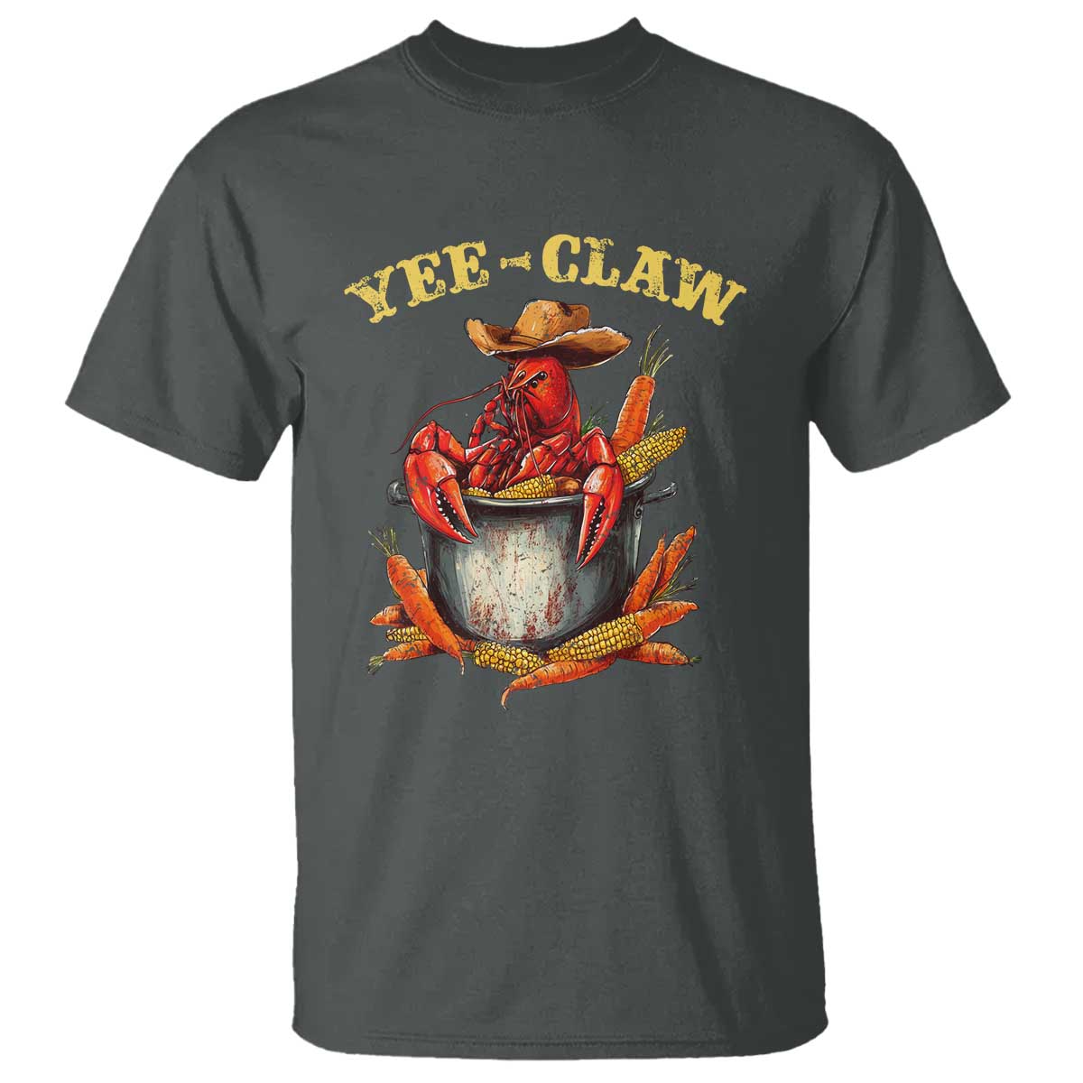 funny-louisiana-crawfish-cowboy-t-shirt-yee-claw-cajun-seafood
