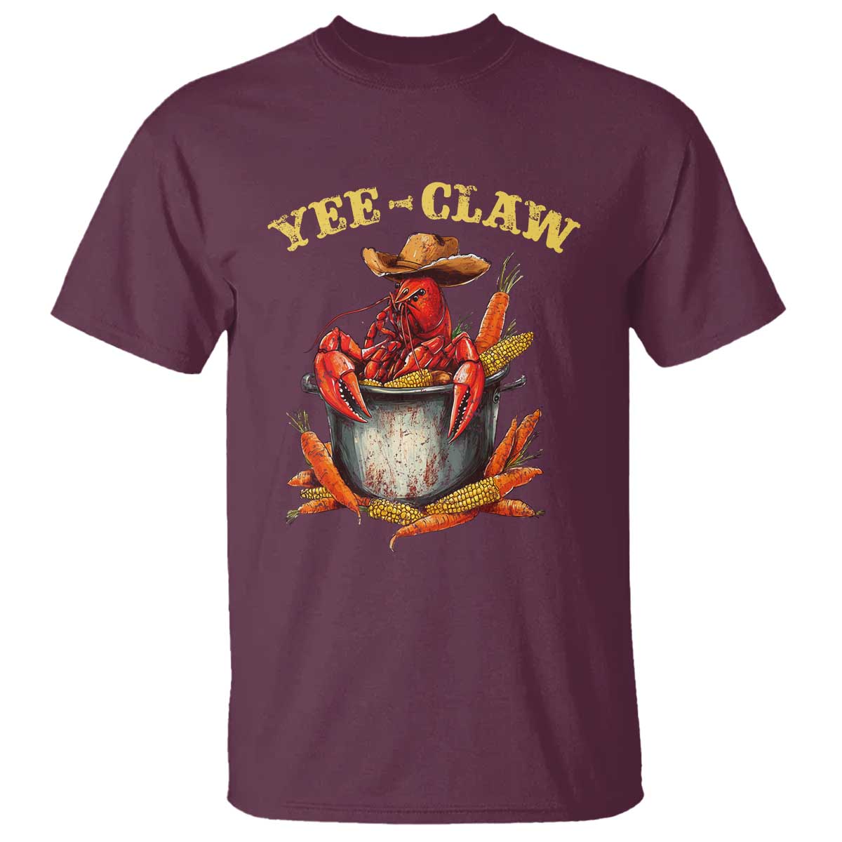 funny-louisiana-crawfish-cowboy-t-shirt-yee-claw-cajun-seafood