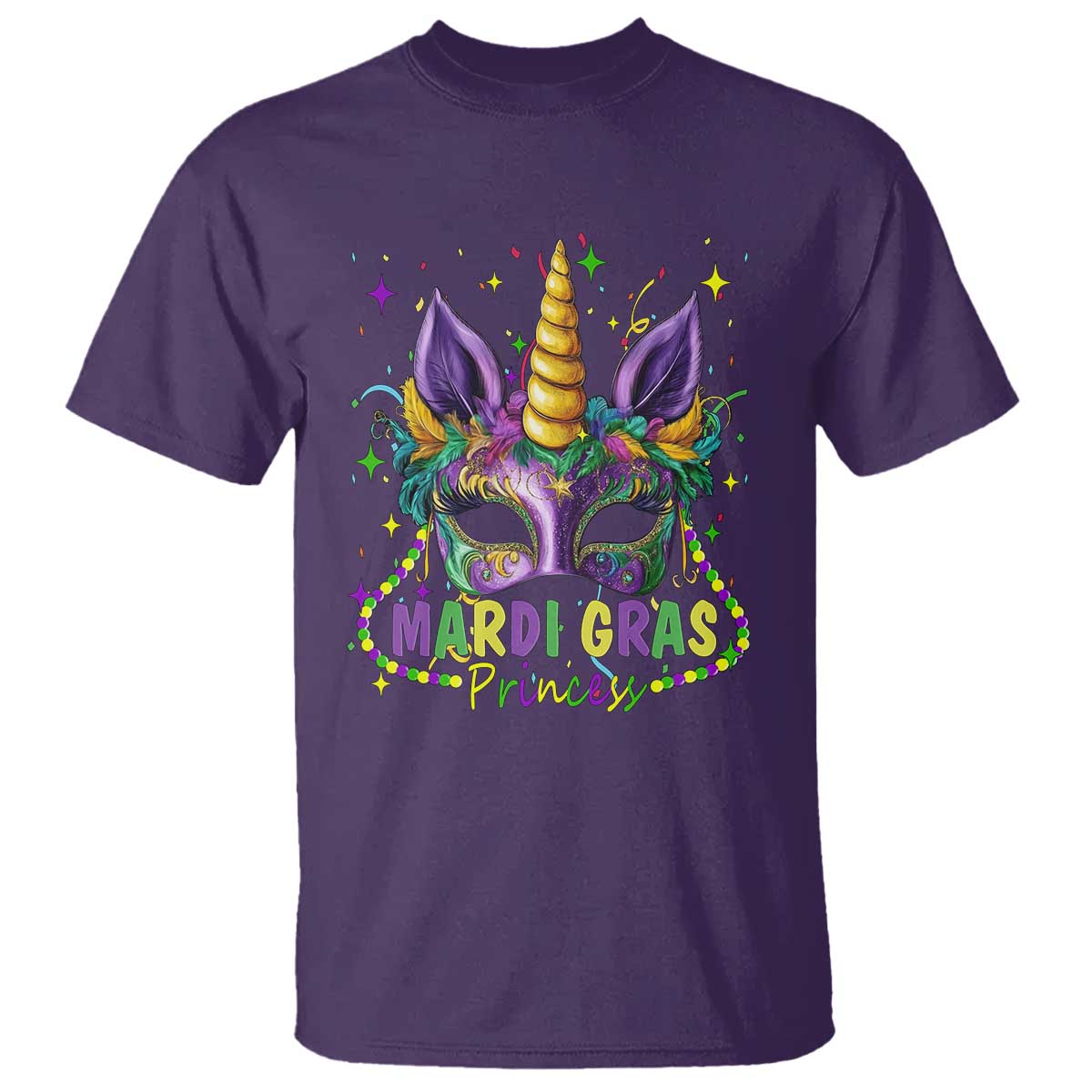 funny-mardi-gras-princess-t-shirt-unicorn-mask-party