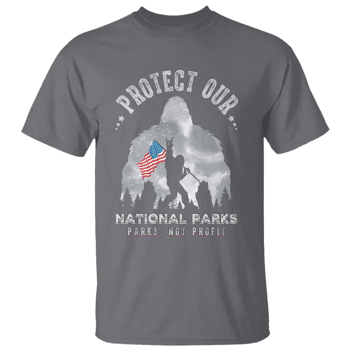funny-protect-our-national-parks-bigfoot-t-shirt-parks-not-profit-american-flag