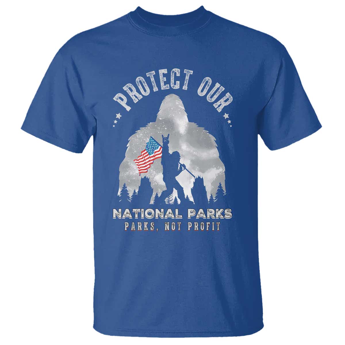 funny-protect-our-national-parks-bigfoot-t-shirt-parks-not-profit-american-flag