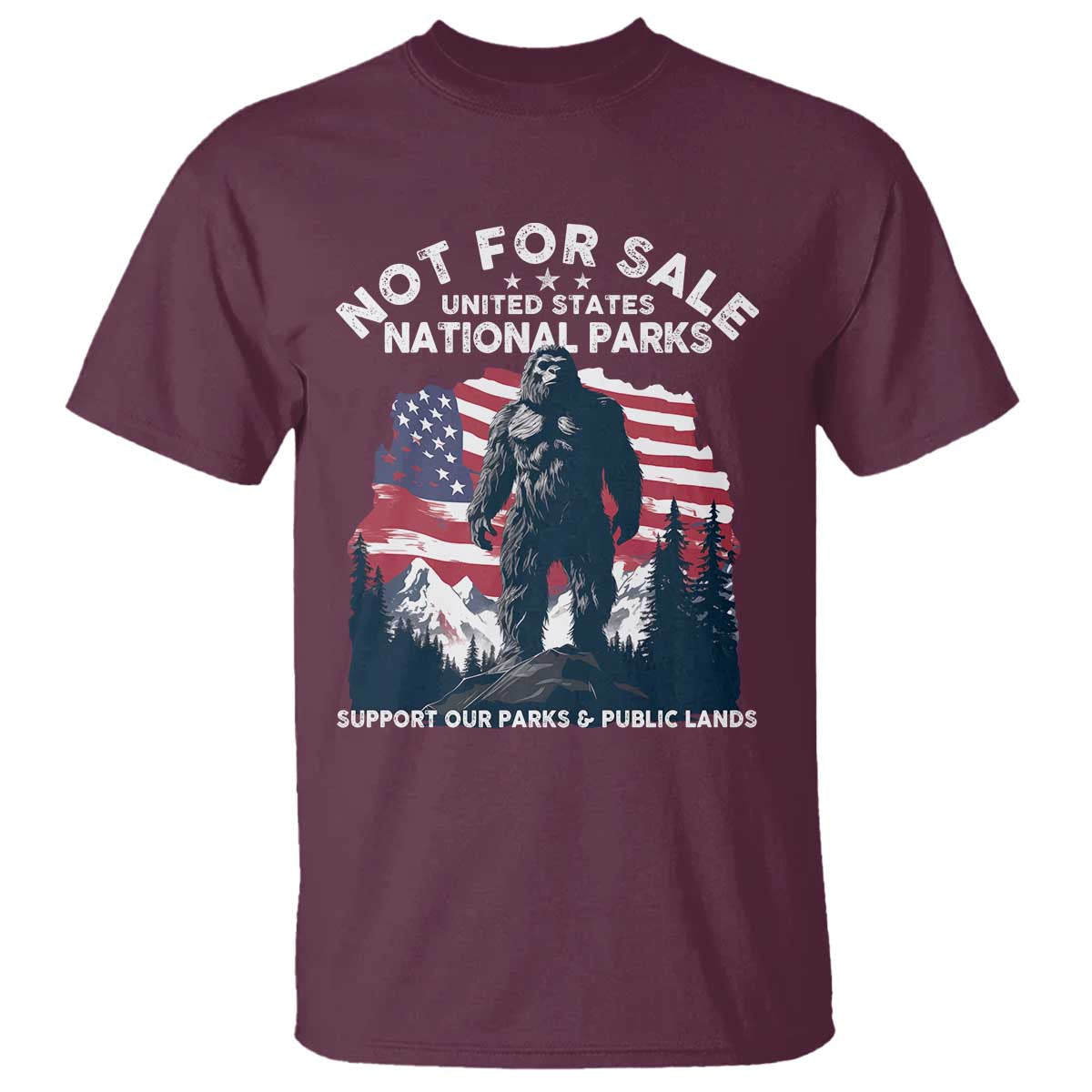 not-for-sale-national-parks-bigfoot-t-shirt-support-our-parks-and-public-lands