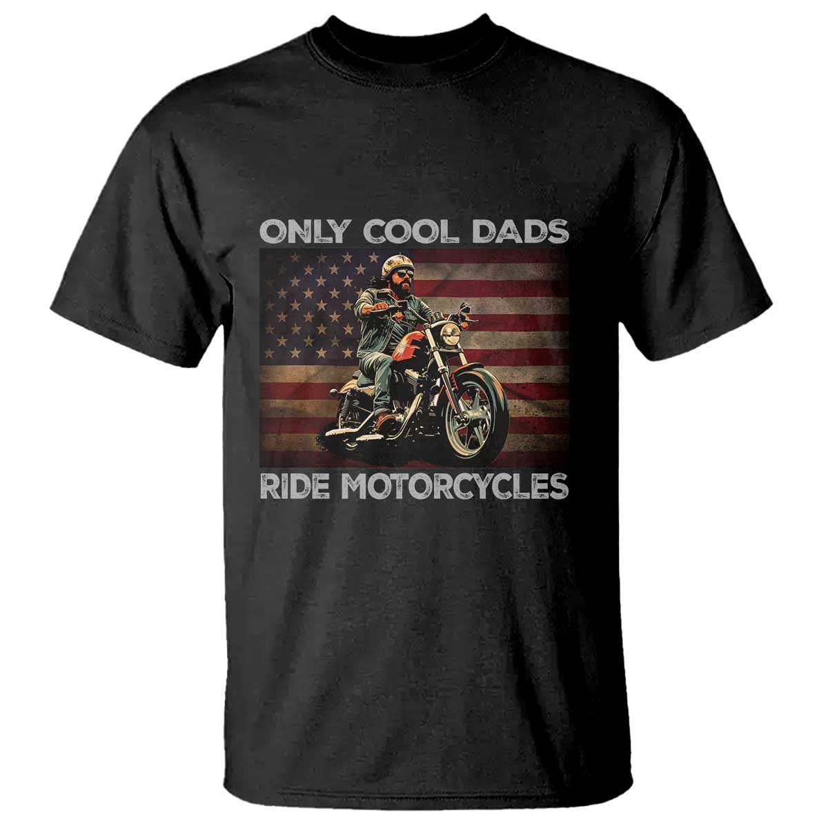 only-cool-dads-ride-motorcycle-t-shirt-vintage-usa-flag-fathers-day
