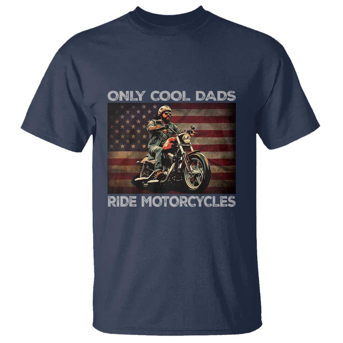 only-cool-dads-ride-motorcycle-t-shirt-vintage-usa-flag-fathers-day