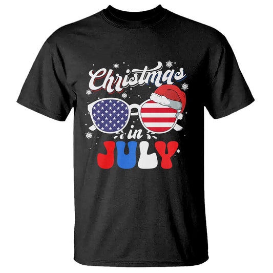 christmas-in-july-t-shirt-santa-hat-sunglasses-usa-flag-4th-of-july-xmas