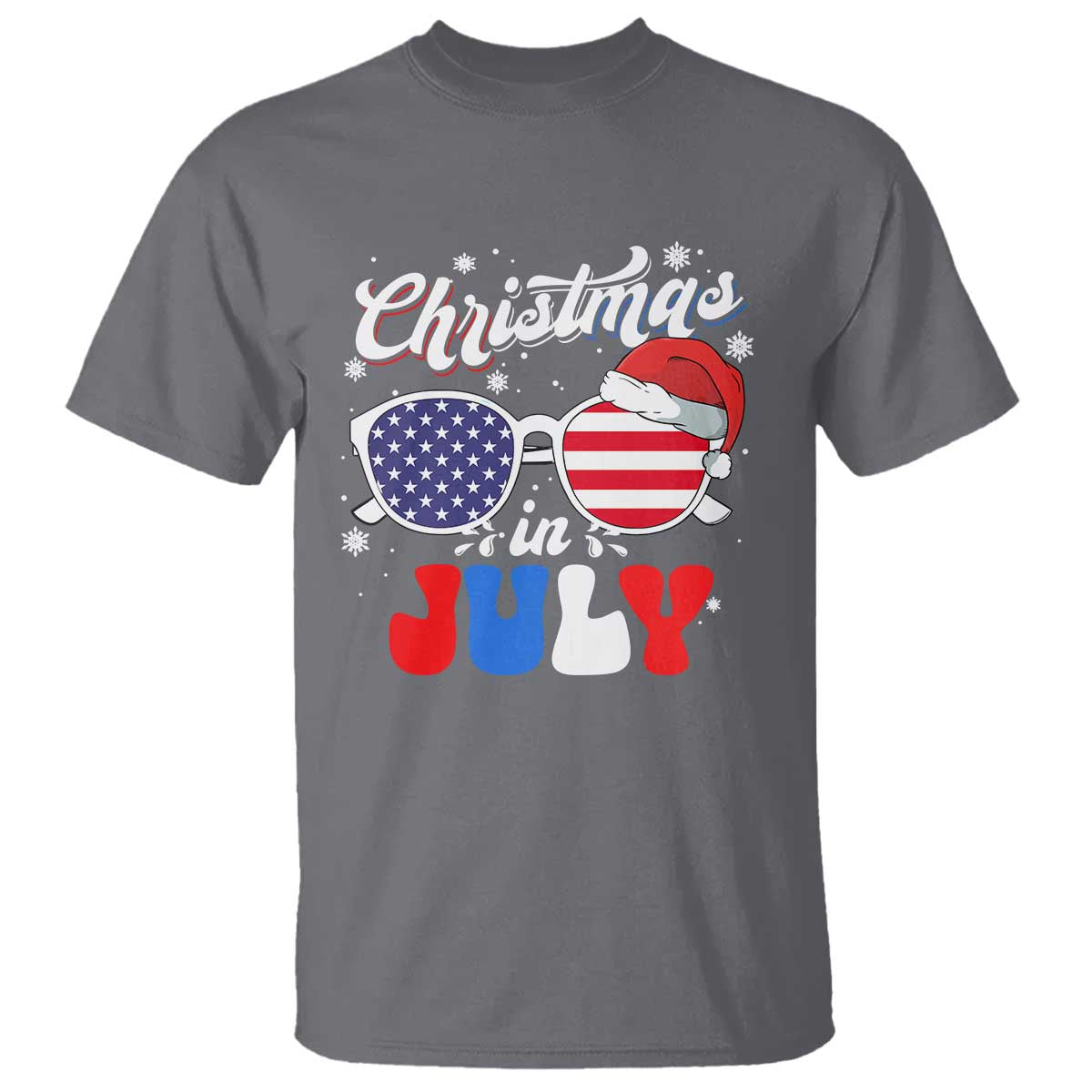 christmas-in-july-t-shirt-santa-hat-sunglasses-usa-flag-4th-of-july-xmas
