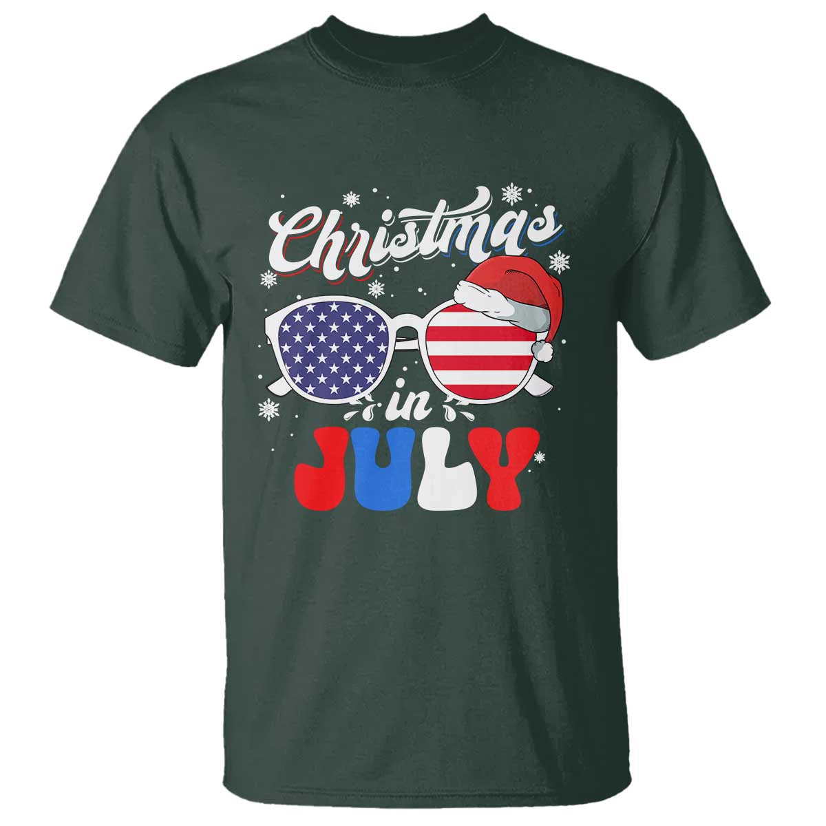 christmas-in-july-t-shirt-santa-hat-sunglasses-usa-flag-4th-of-july-xmas