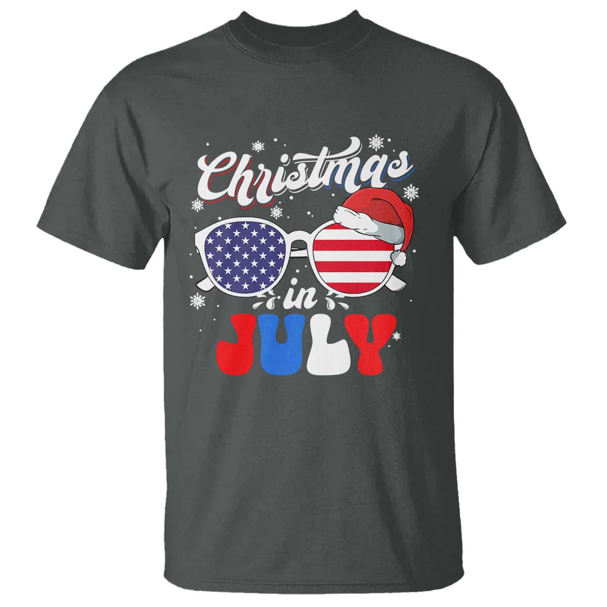 christmas-in-july-t-shirt-santa-hat-sunglasses-usa-flag-4th-of-july-xmas