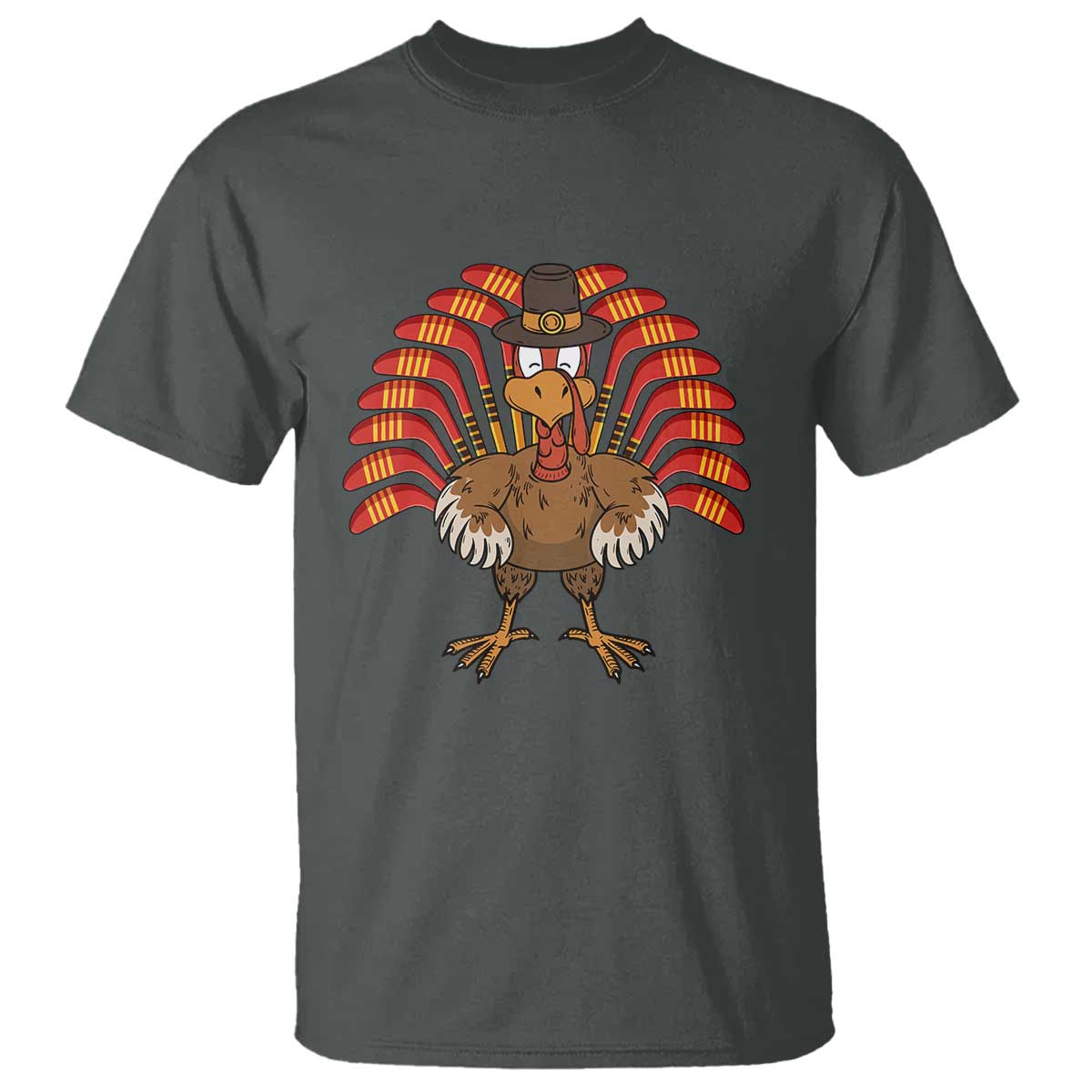 thanksgiving-ice-hockey-t-shirt-turkey-pilgrim-hat-fall-season