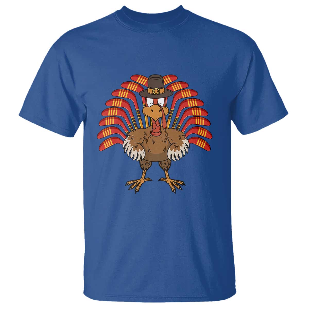 thanksgiving-ice-hockey-t-shirt-turkey-pilgrim-hat-fall-season