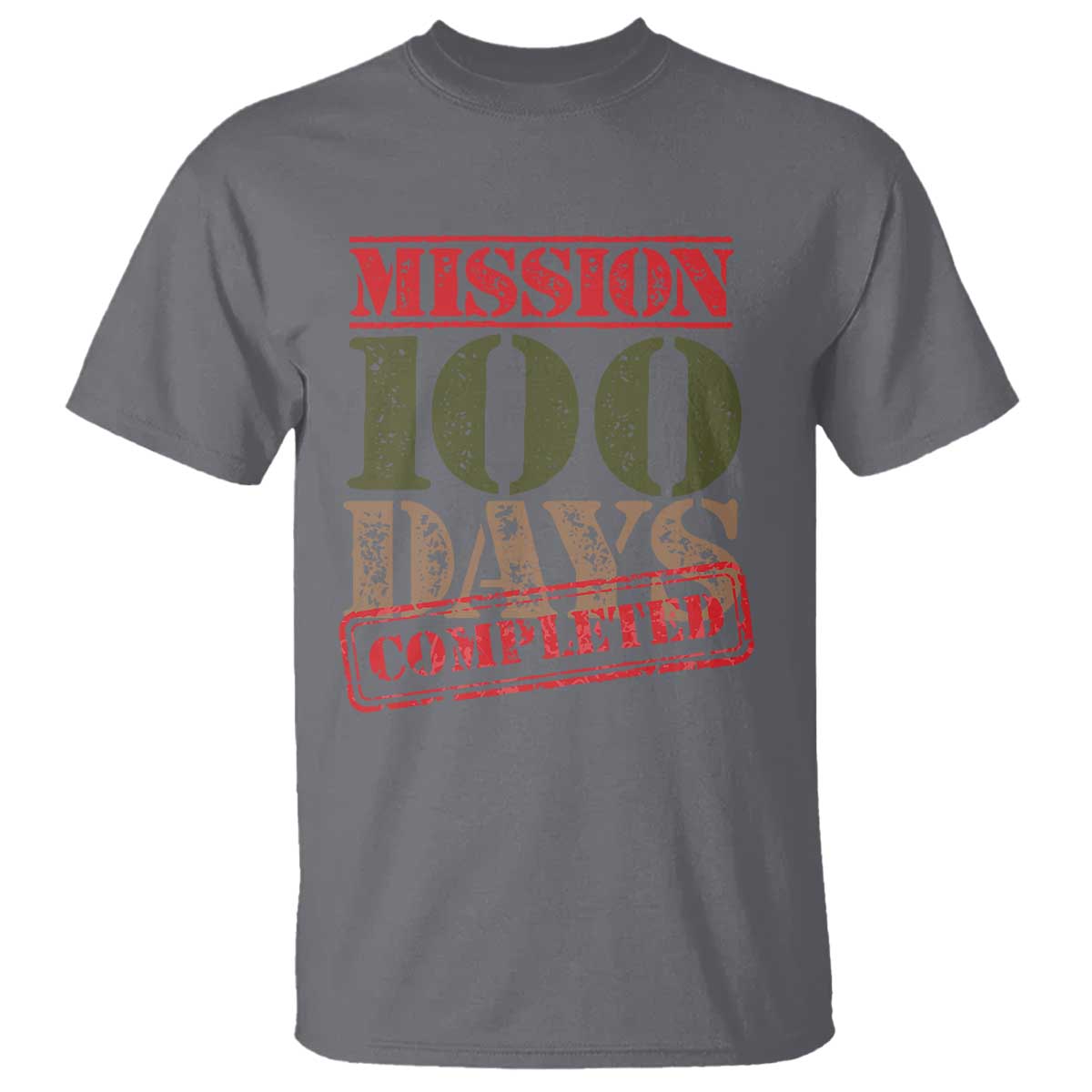 funny-100th-day-of-school-warrior-t-shirt-mission-100-days-completed-sealed