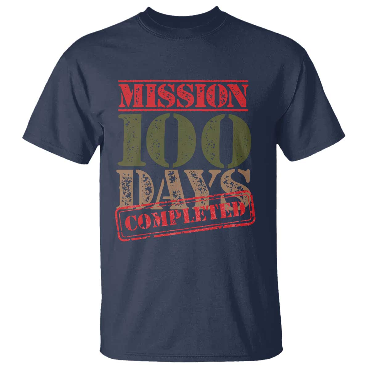 funny-100th-day-of-school-warrior-t-shirt-mission-100-days-completed-sealed