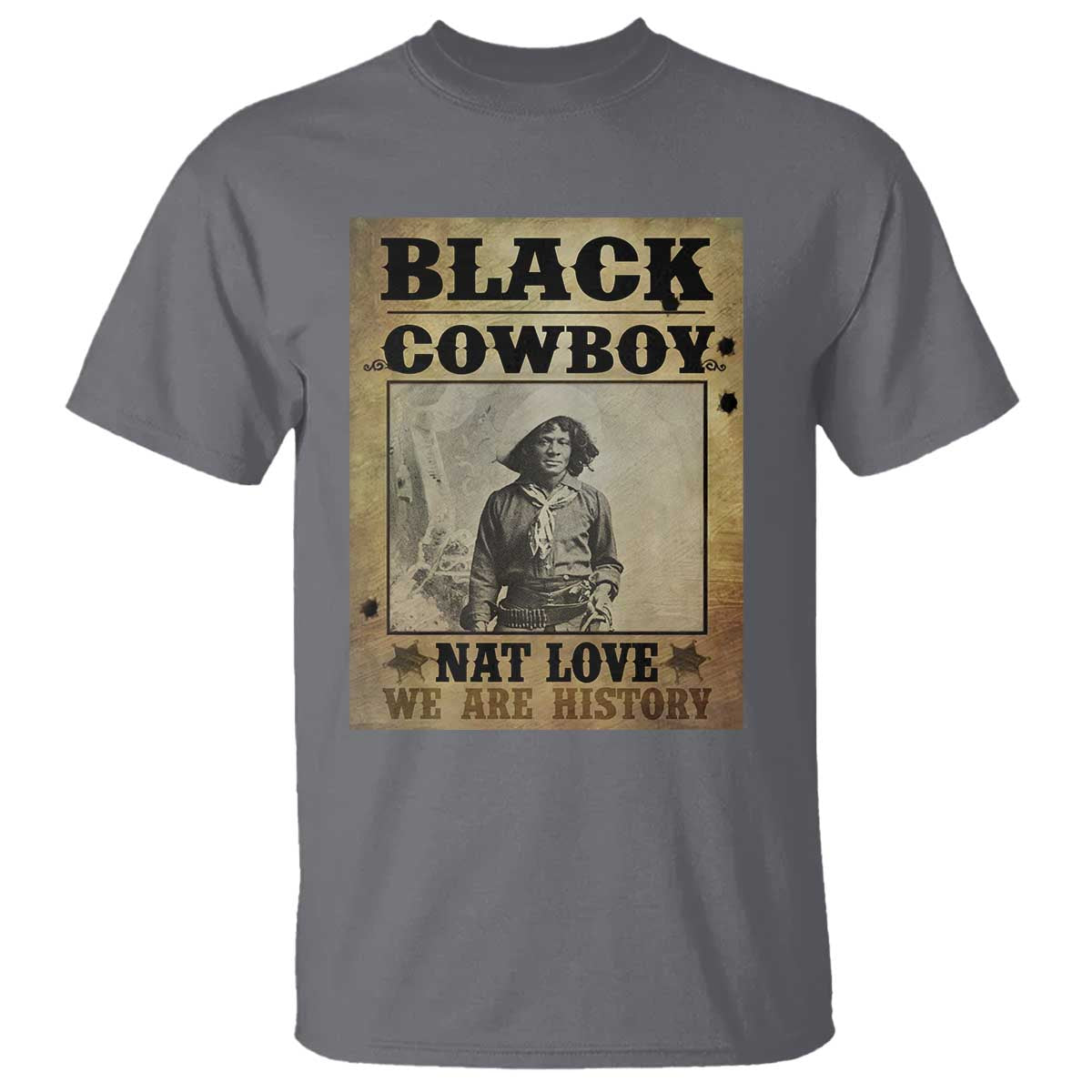 black-cowboy-nat-love-t-shirt-black-history-month