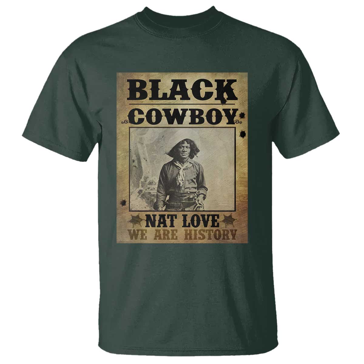 black-cowboy-nat-love-t-shirt-black-history-month