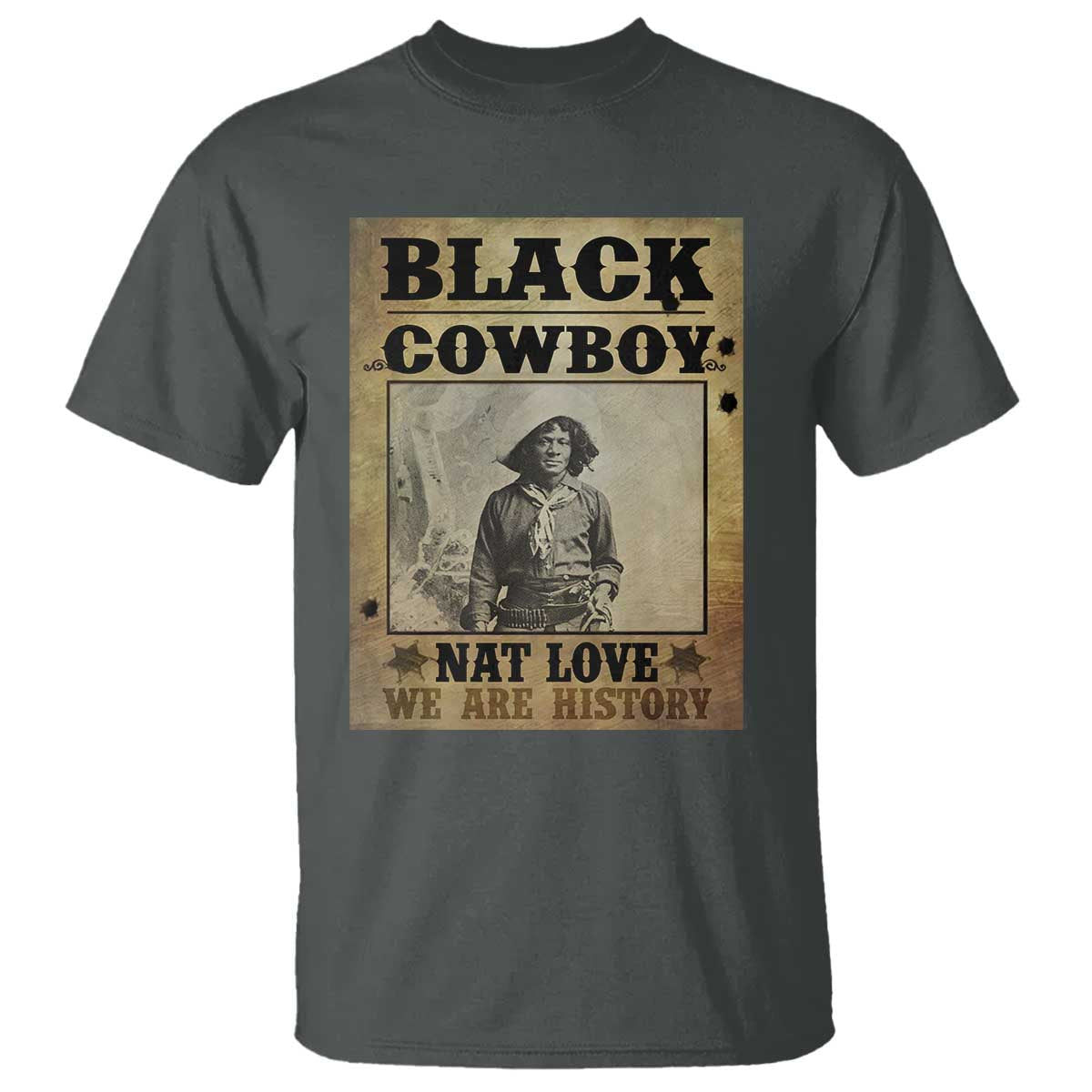 black-cowboy-nat-love-t-shirt-black-history-month