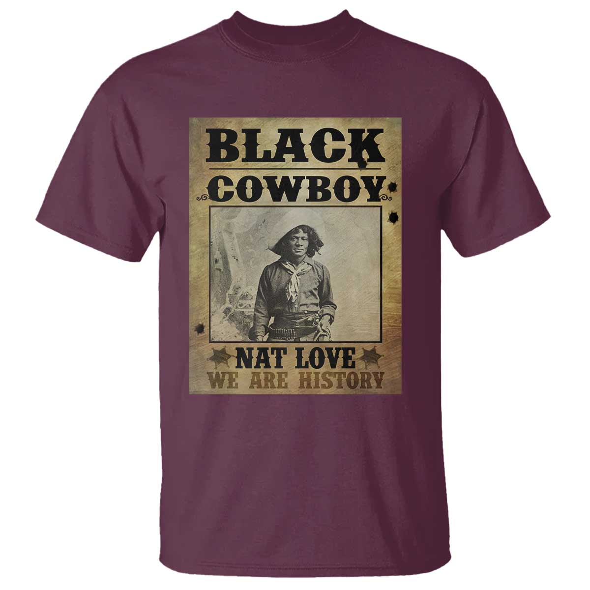 black-cowboy-nat-love-t-shirt-black-history-month