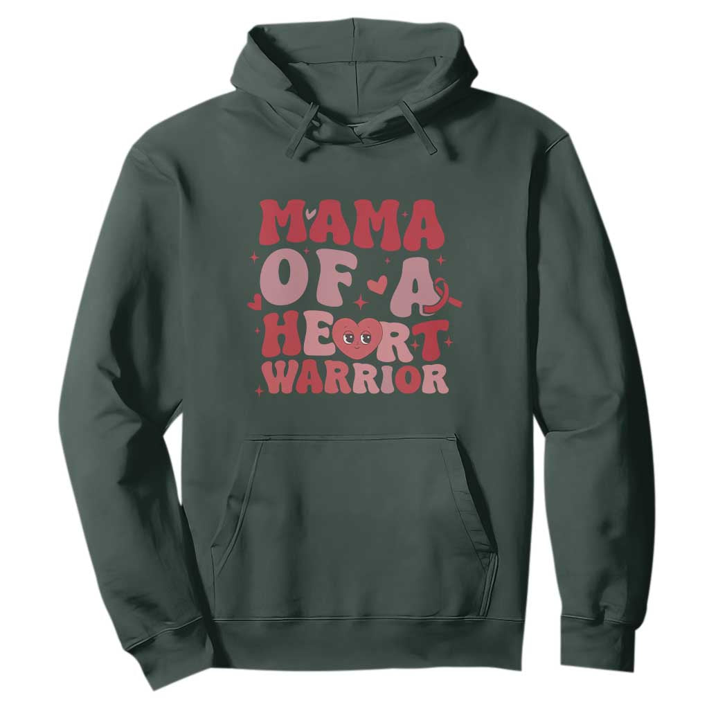 Mama Of A Heart Warrior Hoodie Congenital Heart Disease CHD Support