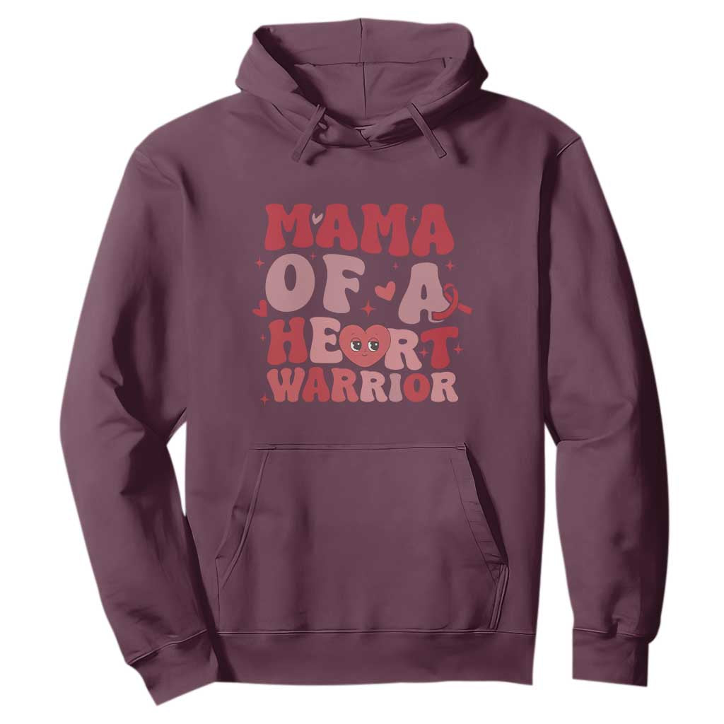 Mama Of A Heart Warrior Hoodie Congenital Heart Disease CHD Support