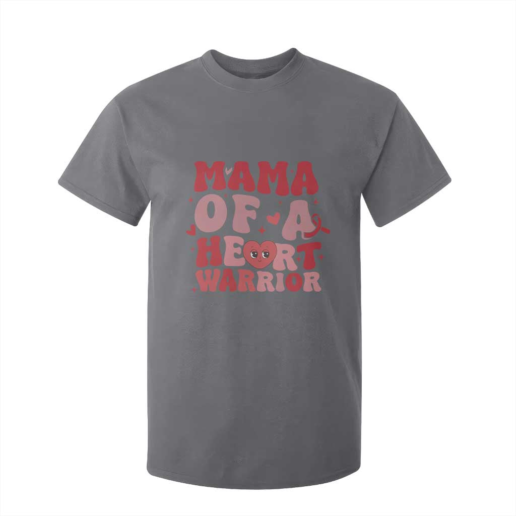 Mama Of A Heart Warrior T Shirt For Kid Congenital Heart Disease CHD Support