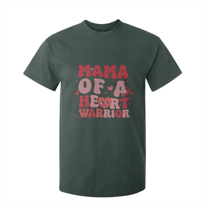 Mama Of A Heart Warrior T Shirt For Kid Congenital Heart Disease CHD Support