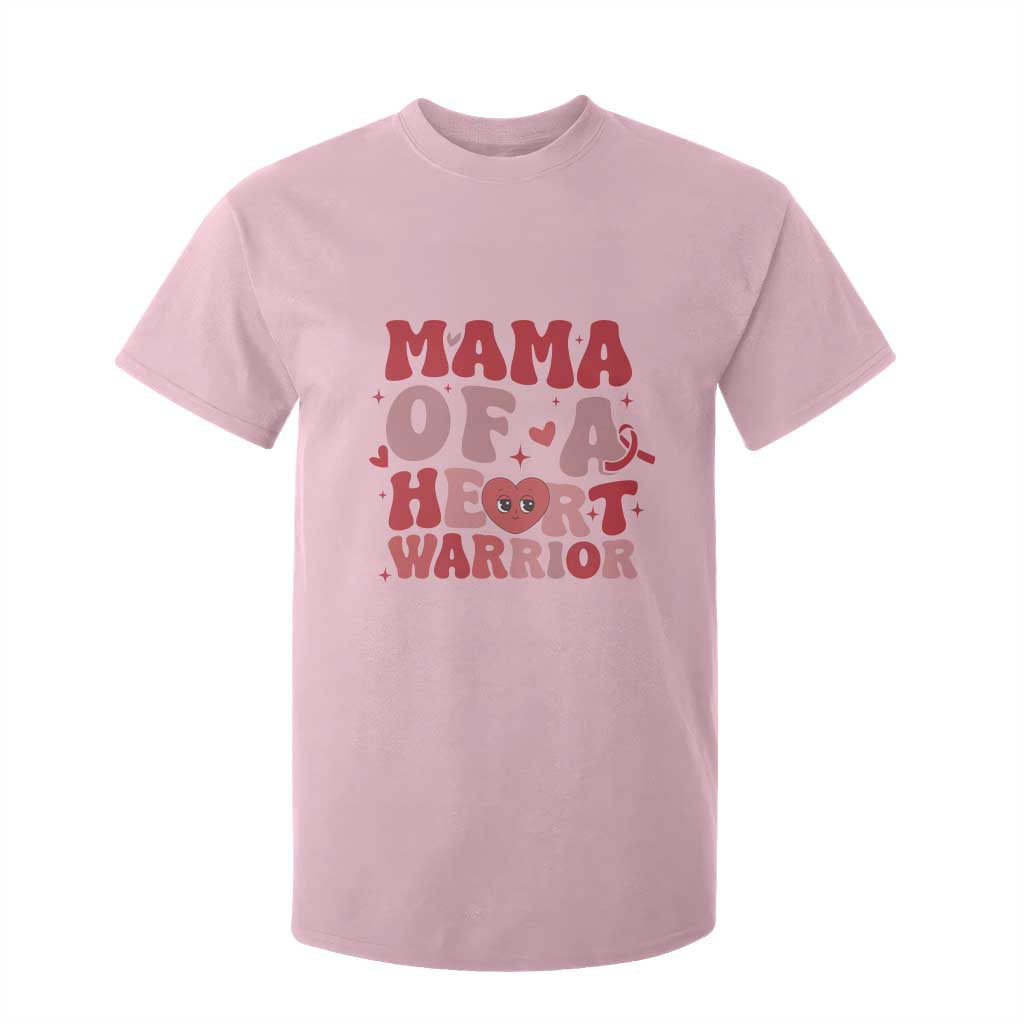 Mama Of A Heart Warrior T Shirt For Kid Congenital Heart Disease CHD Support