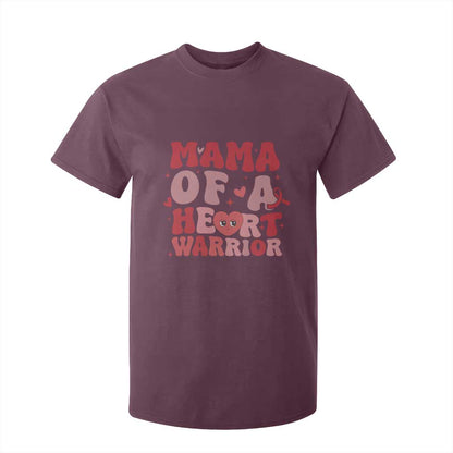 Mama Of A Heart Warrior T Shirt For Kid Congenital Heart Disease CHD Support