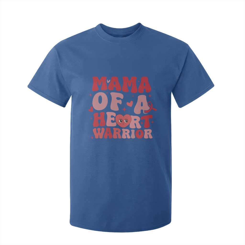 Mama Of A Heart Warrior T Shirt For Kid Congenital Heart Disease CHD Support