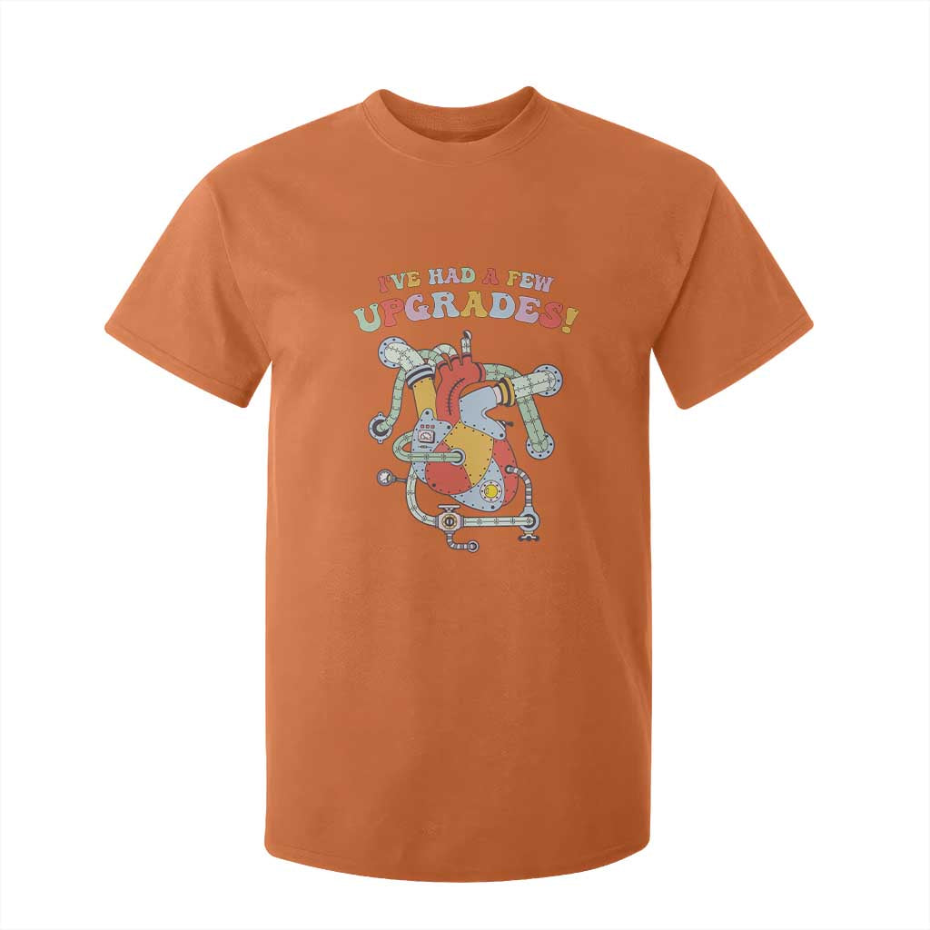 Congenital Heart Disease CHD Support T Shirt For Kid I've Had A Few Upgrades Mechanic Toy Heart