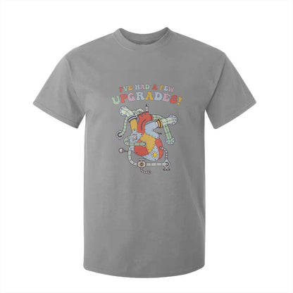 Congenital Heart Disease CHD Support T Shirt For Kid I've Had A Few Upgrades Mechanic Toy Heart