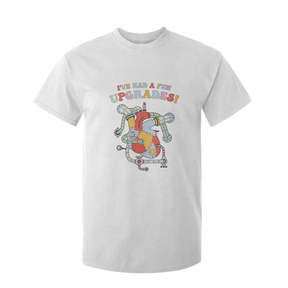 Congenital Heart Disease CHD Support T Shirt For Kid I've Had A Few Upgrades Mechanic Toy Heart