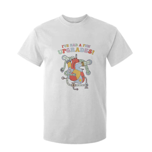 Congenital Heart Disease CHD Support T Shirt For Kid I've Had A Few Upgrades Mechanic Toy Heart