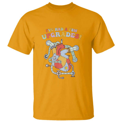 Congenital Heart Disease CHD Support T Shirt I've Had A Few Upgrades Mechanic Toy Heart